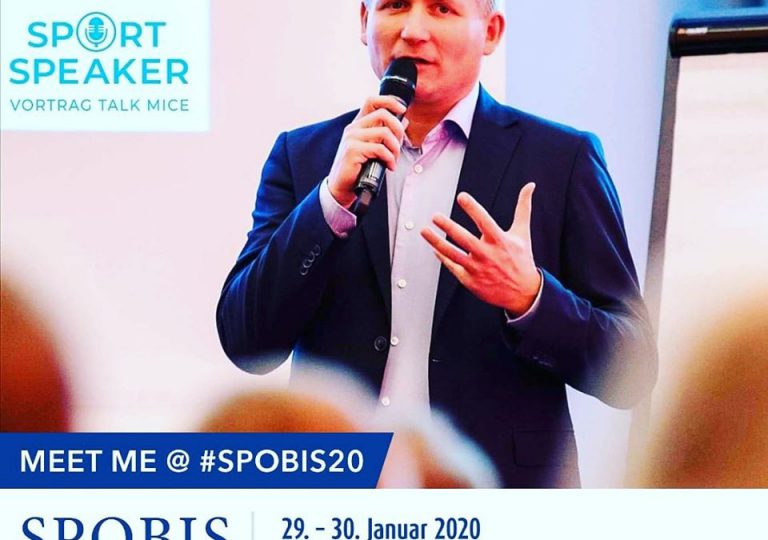 SPORT SPEAKER auf Europas größtem Sponsoringkongress SPOBIS 2020