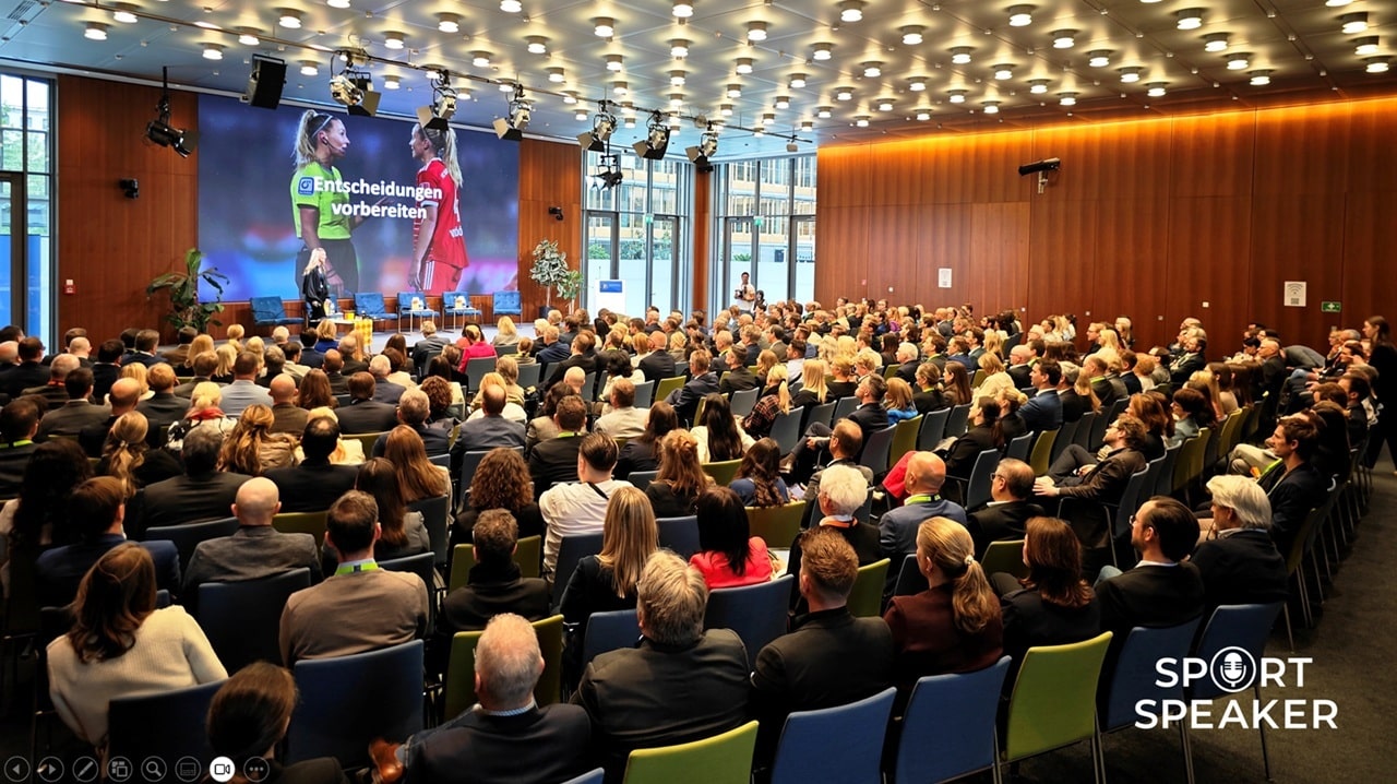 Fabienne Michael DFB Schiedsrichterin - Keynote Vortrag DIHK 2026 Berlin - SPORT SPEAKER
